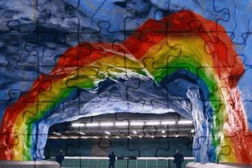 Subway station Stockholm  Sweden