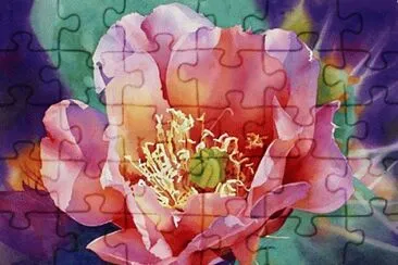 Watercolor Rose jigsaw puzzle