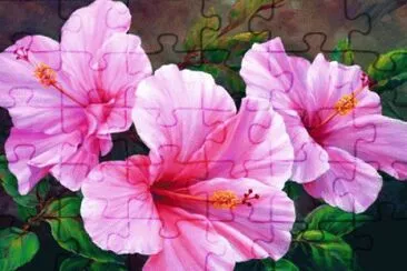 Pink Flowers jigsaw puzzle
