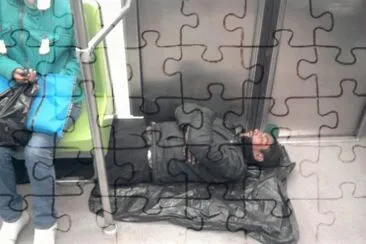 Sucedio en el metro jigsaw puzzle