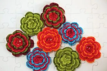 Flores de croche