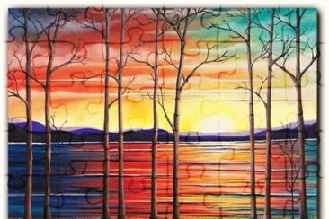 Treescape Oil Painting