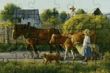 Pintura jigsaw puzzle