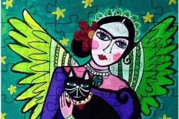 פאזל של Folk art Angel