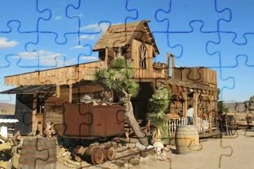 Ghost Town  Mojave desert California jigsaw puzzle