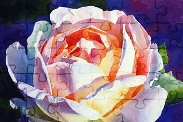 Peace Rose jigsaw puzzle