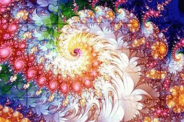 Fractal in art jigsaw puzzle