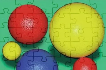 Bolas coloridas jigsaw puzzle