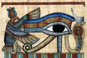 Egyptian symbol of protection and power from Gods