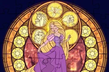 Rapunzel jigsaw puzzle
