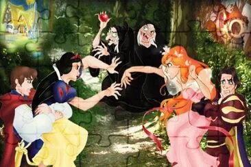 SnowWhite vs Giselle jigsaw puzzle
