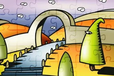 Desenho de Cidade jigsaw puzzle