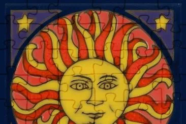 Ceramic Sun Tile