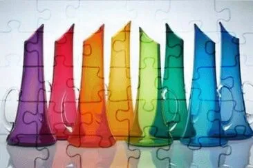 Colored Jars jigsaw puzzle