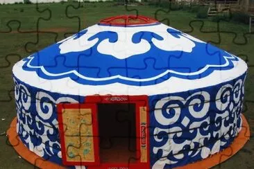 Mongolian Yurt jigsaw puzzle