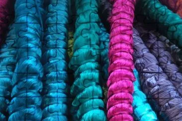 Silk in the factory