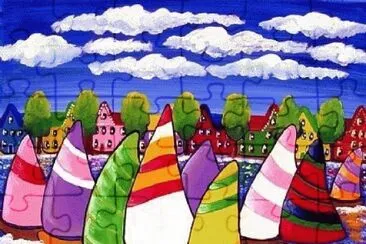 Sailboat regatta