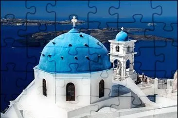 Firostefani village  Santorini Island