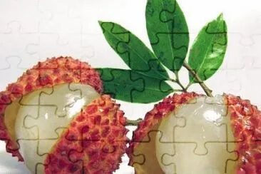 Fresh Lychee  Southeast Asia jigsaw puzzle