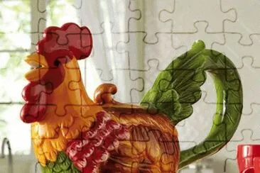 Country Rooster Teapot