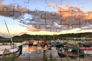 פאזל של Sunset boats