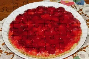 torta de morango jigsaw puzzle