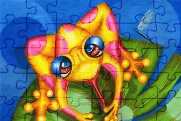 Frog fantasy by Alma Lee jigsaw puzzle