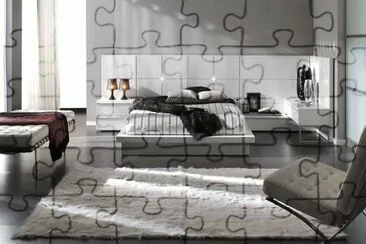 dormitorio gris