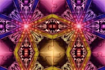 Kaleidoscope jigsaw puzzle
