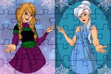 Anna Elsa jigsaw puzzle