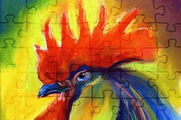 Rooster Painting