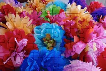 Mexican tissue Paper Flowers