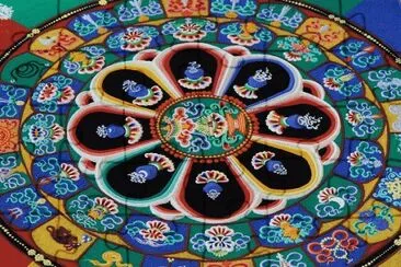 Tibetan Buddhist Sand painting