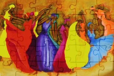 Latin American Dance studio jigsaw puzzle