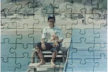 LUIS EN LA PLAYA jigsaw puzzle