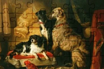 Hector Nero and-Dash with the parrot Lory by Edwin jigsaw puzzle