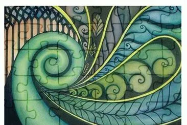 Maori Koru art