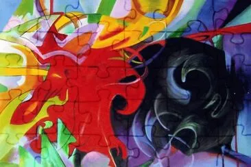 Fighting Forms by Franz Marc