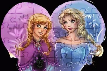 Anna Elsa jigsaw puzzle