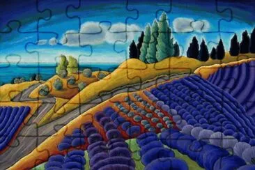 Lavender and Sea  by Jane Aukshunas