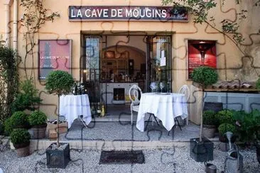 CAFETERIA EN FRANCIA jigsaw puzzle