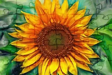 Sunflower painting
