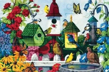 פאזל של Birdhouse Heaven