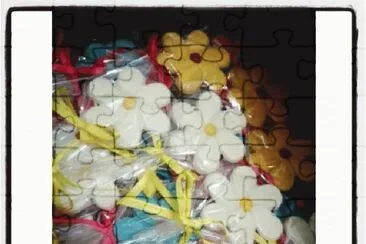 margaridas coloridas jigsaw puzzle