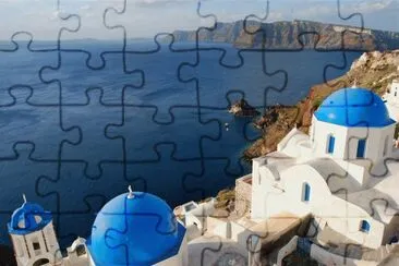 OIA, GRECIA. jigsaw puzzle