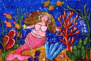 Mermaid Fish fun jigsaw puzzle