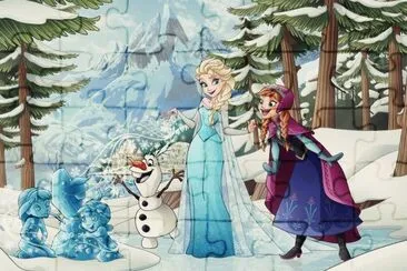 Anna Elsa jigsaw puzzle