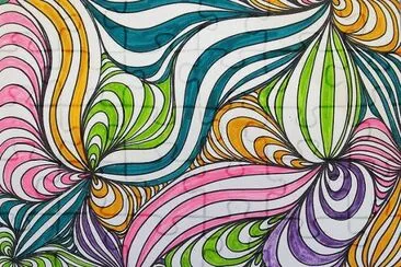 Line Doodles with new Sharpies