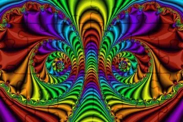 Fractal jigsaw puzzle