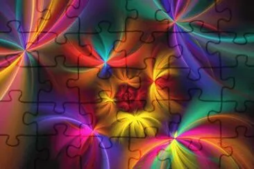 Spiral Firework jigsaw puzzle